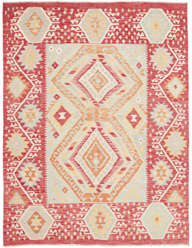 Kilim 155x206 Cm Kilim, Afghanistan, Lana Cardata A Mano