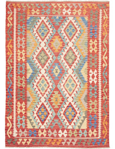 Kilim 155x217 Cm Kilim, Afghanistan, Hand-carded Wool warp: