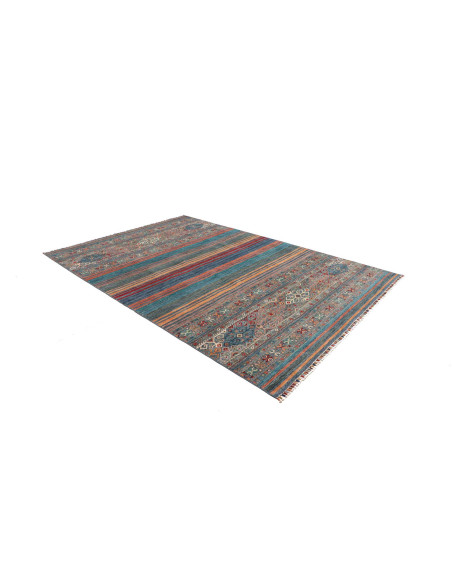 Rubin 203x295 Cm Rubin Pakistan, Hand-carded Wool warp: