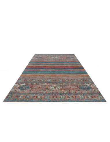 Rubin 203x295 Cm Rubin Pakistan, Hand-carded Wool warp: