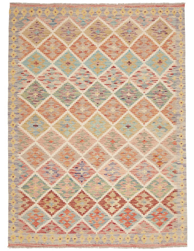 Kilim 148x202 Cm Kilim Afghanistan Hand-carded Wool Cotton