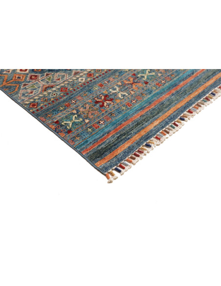 Rubin 203x295 Cm Rubin Pakistan, Hand-carded Wool warp: