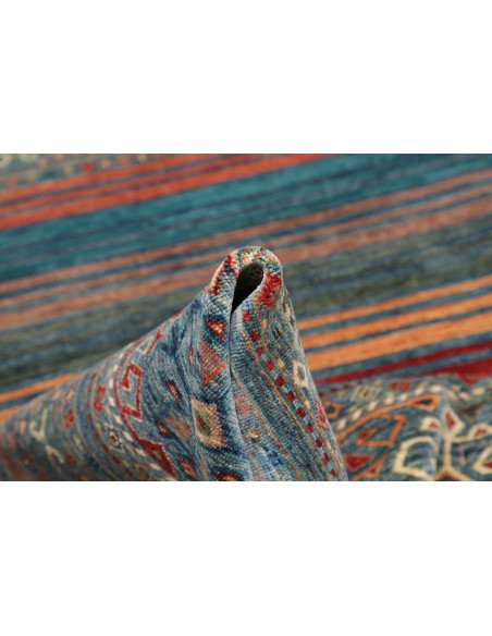 Rubin 203x295 Cm Rubin Pakistan, Hand-carded Wool warp: