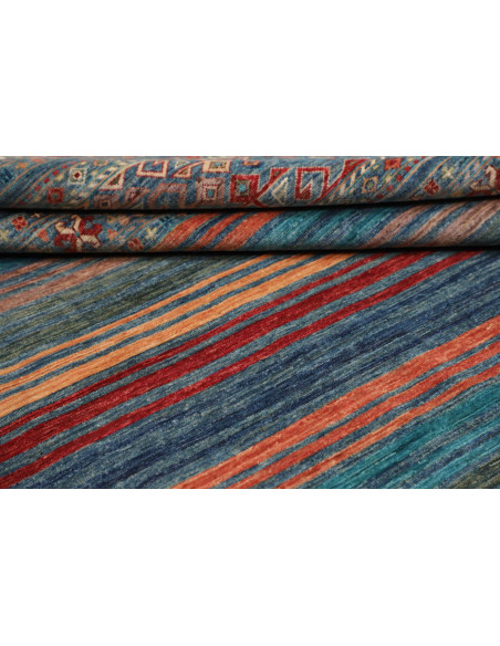 Rubin 203x295 Cm Rubin Pakistan, Hand-carded Wool warp: