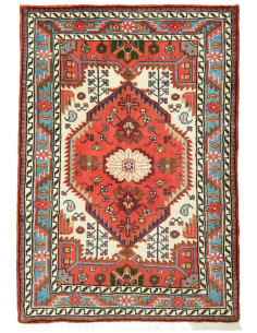 Rug Hamadan Persia brown grey 86x125