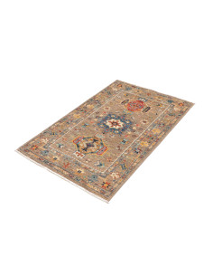 Rug Tribal Pakistan 76x117 Brown Blue 2