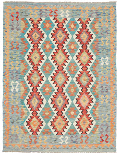 Kilim 148x193 Cm Kilim, Afghanistan, Hand-carded Wool