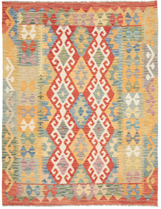 Kilim 153x202 Cm Kilim Afghanistan Hand-carded Wool Cotton