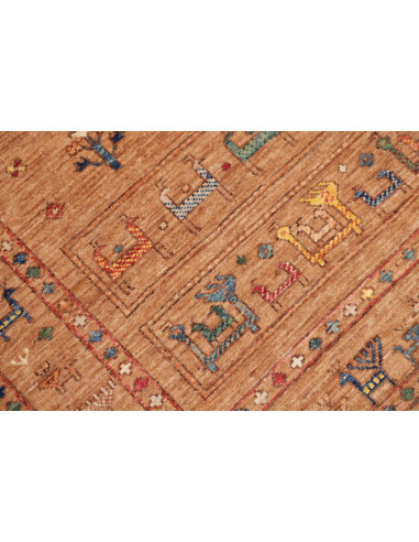 Rubin 99x152 Cm Rubin, Pakistan, Hand-carded Wool warp: