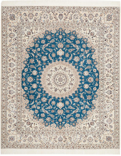 Nain 6la 213x255 Cm Nain 6la, Persia, Hand-carded Wool And