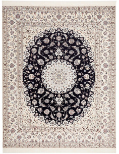 Nain 6la 205x261 Cm Nain 6la, Persia, Hand-carded Wool And