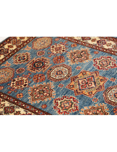 Kazak Fine 98x147 Cm Kazak Fine Pakistan, Hand-carded Wool