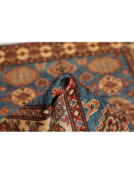 Kazak Fine 98x147 Cm Kazak Fine Pakistan, Hand-carded Wool