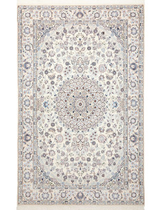 Tappeto Nain 9La Persia bianco grigio 135x213