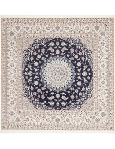 Nain 6la 211x208 Cm Nain 6la, Persia, Hand-carded Wool And