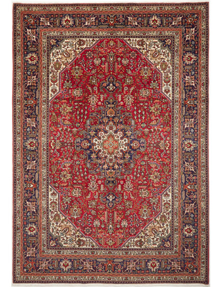 Tabriz 200x300 Cm Tabriz Persia Hand-carded Wool Cotton Warp