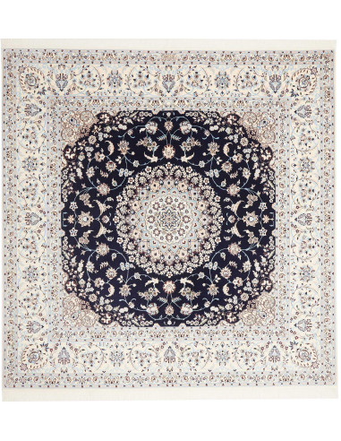 Nain 6la 207x211 Cm Nain 6la Persia Lana Cardata A Mano E