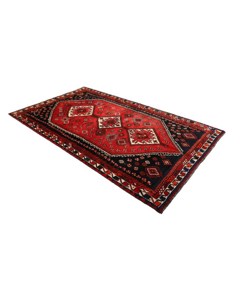 Rug Shiraz Persia blue maroon 160x279