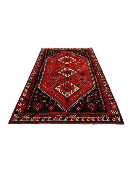 Rug Shiraz Persia blue maroon 160x279