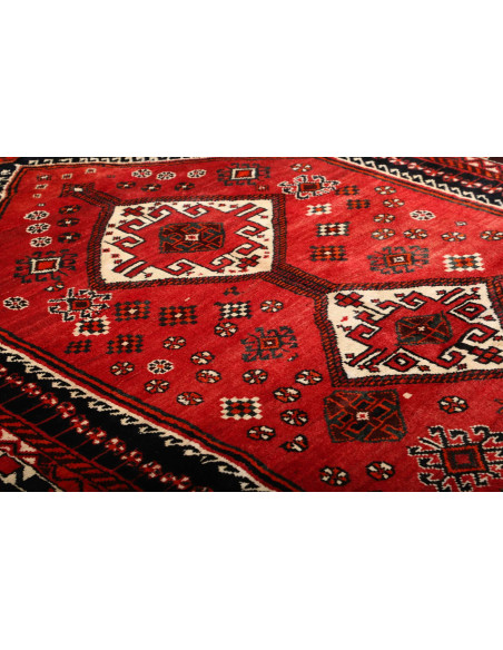 Rug Shiraz Persia blue maroon 160x279