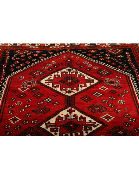 Rug Shiraz Persia blue maroon 160x279