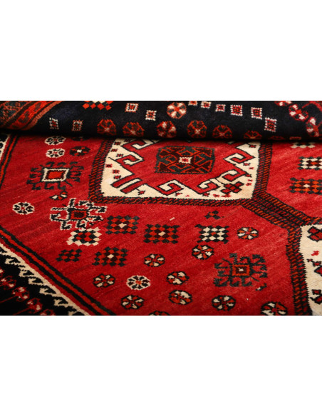 Rug Shiraz Persia blue maroon 160x279