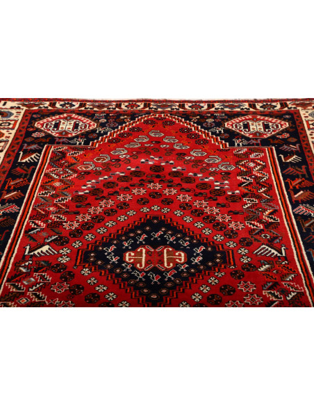 Rug Shiraz Persia maroon blue 165x277