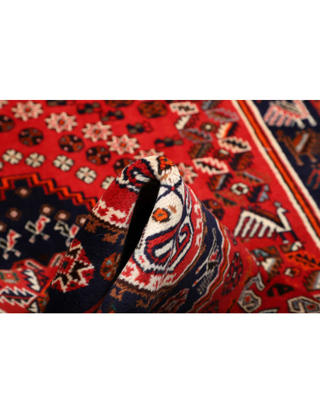 Rug Shiraz Persia maroon blue 165x277