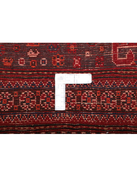 Rug Shiraz Persia maroon blue 165x277