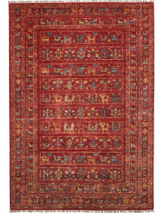 Tappeto Rubin Pakistan 170x238 Rosso Terracotta