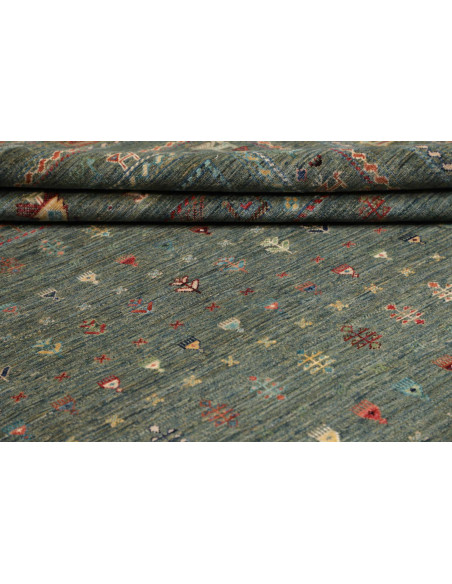 Rug Rubin Pakistan 239x316 Petrol Green Terraco