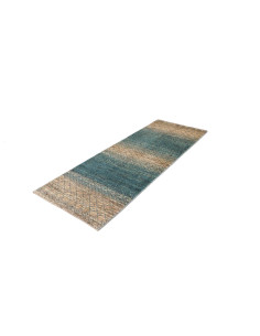Tappeto Royal Gabbeh Pakistan 78x216 Blu Petrol 2