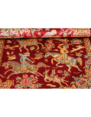 Ghom Silk 60x95 Cm Ghom Silk, Persia, 100% Silk,