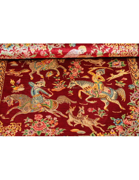 Ghom Seta 60x95 Cm Ghom Seta, Persia, 100% Seta,