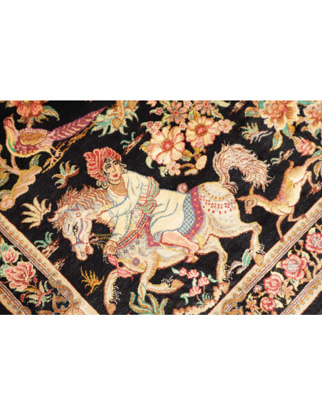 Ghom Seta 61x92 Cm Ghom Seta Persia 100% Seta