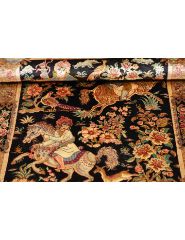 Ghom Seta 61x92 Cm Ghom Seta Persia 100% Seta