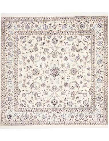 Nain 6la 204x205 Cm Nain 6la, Persia, Hand-carded Wool And
