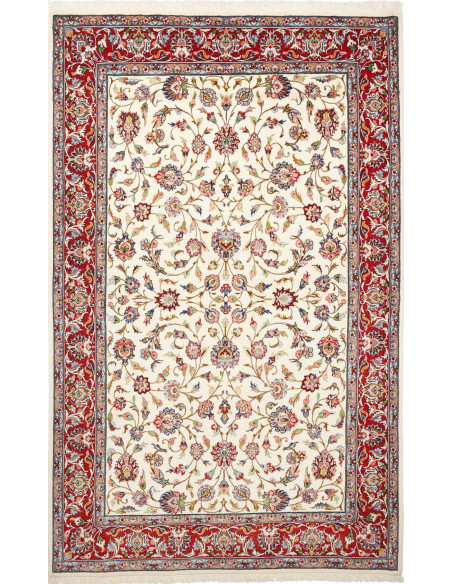 Rug Ilaam Persia white maroon 133x213