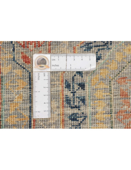 Rug Mamlouk Pakistan 123x179 Gray Beige Sky Blu