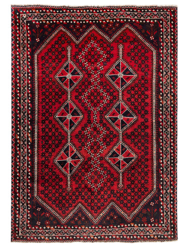 Shiraz 210x295 Cm Shiraz, Persia, Hand-carded Wool warp:
