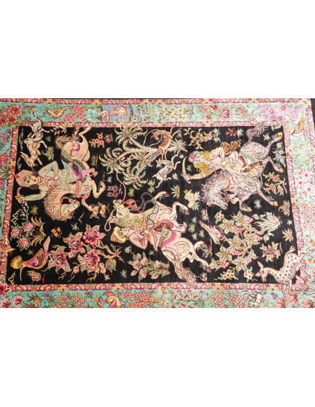 Ghom Silk 62x90 Cm Ghom Silk, Persia, 100% Silk,