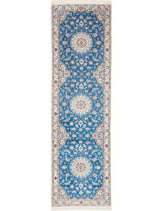 Nain 6la 90x309 Cm Nain 6la, Persia, Lana Cardata A Mano E