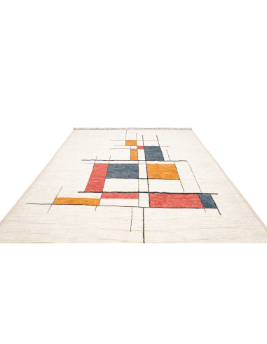Tappeto Gabbeh Marrakech Pakistan 260x314 Bianc