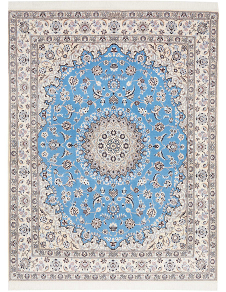 Nain 6la 160x203 Cm Nain 6la Persia Hand-spun Wool And Silk