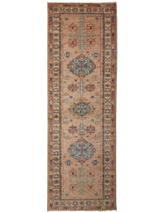 Tappeto Kazak Fine Pakistan 80x248 Beige Sabbia