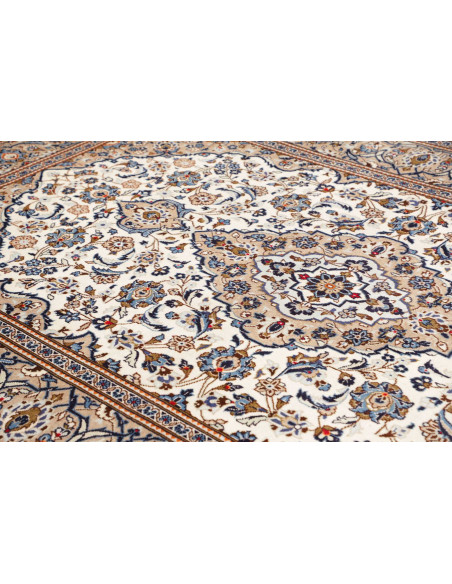 Kashan 195x297 Cm Kashan, Persia, Hand-carded Wool cotton