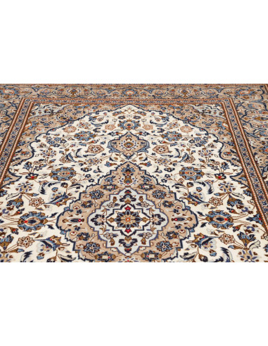 Kashan 195x297 Cm Kashan, Persia, Hand-carded Wool cotton