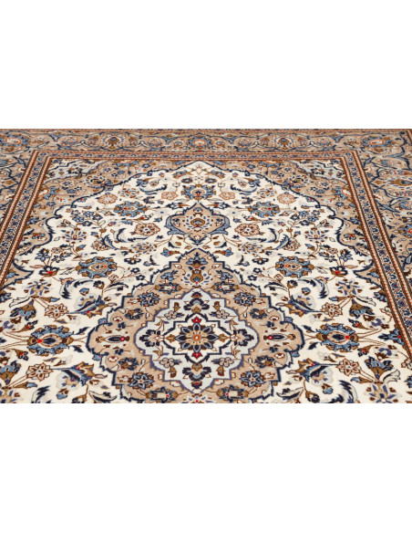 Kashan 195x297 Cm Kashan, Persia, Hand-carded Wool cotton