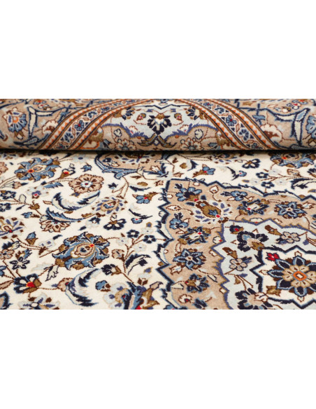 Kashan 195x297 Cm Kashan, Persia, Hand-carded Wool cotton