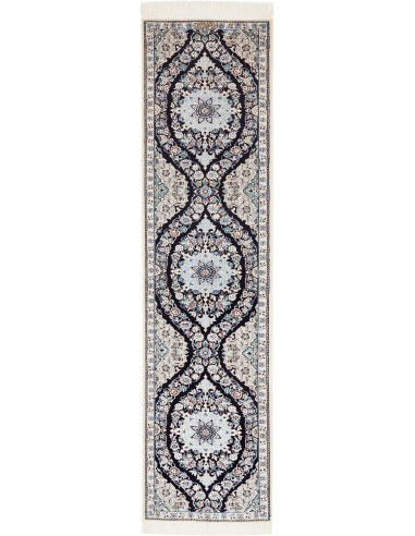 Nain 6la 50x206 Cm Nain 6la Persia Hand-carded Wool And Silk